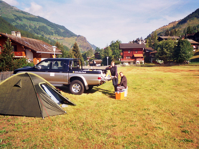 le bivouac au camping